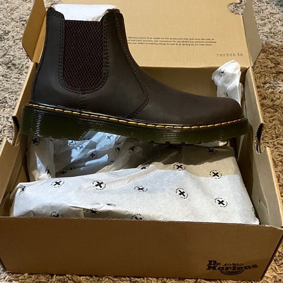 Dr. Martens Dark Brown Chelsea Boots - Picture 1 of 4